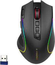 Premium Wireless Bluetooth Versatile Mouse,8000 DPI,6 RGB Backlit,Usb C picture
