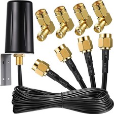 5 Pcs 5G Mobile Antenna 4x4 MIMO Omnidirectional LTE External Antenna with SM... picture