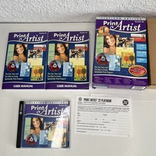 Print Artist Version 22 Platinum Edition Software Original Box CD 2007 USA picture