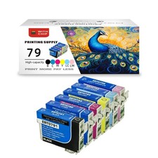 6PK Ink For Epson 79 T079 T0791 - T0796 For Epson Artisan 1430 Stylus Photo 1400 picture