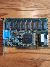 1997  Nitro 3D/GX EDO 1.3  VIRGE/GX VGA PCI Video Graphics Card: 1X0-0489-305 picture
