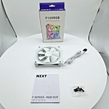 NZXT F140 RGB Duo 140mm PWM Case Fan RF-D14SF-W1 White 1800 RPM picture