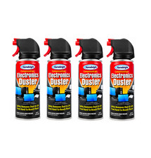 Homebright Electronics Duster 10 oz 4-Pack Compressed Gas Dust Remover picture