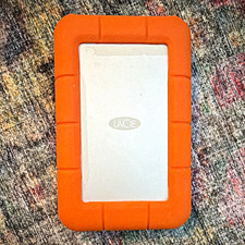 LaCie Rugged 500GB USB 2.0 Mini USB Portable External HDD Orange/Silver 1 TB picture
