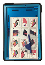 WESOROL Galaxy Tablet A8 10.5 2022 Case Black/Blue Shock Proof Case NEW picture