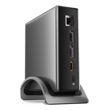 USB-C 3.1 Docking - 3 Monitors - 4K@144Hz, 2xDP, 1xHDMI, RJ45, USB-A, Audio picture