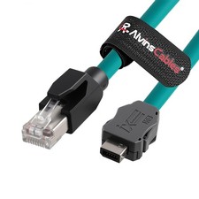 1m/3.3ft Industrial Cable for PLC Machine Vision  IX30G-A-10S-CV(7.0) A Key RJ45 picture