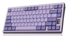 OOCTPK Chilkey ND75 LP Wireless Aluminum Gaming Keyboard with LCD Screen(Purple) picture