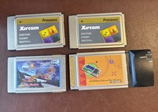 Lot of 4 Vintage PCMCIA/CardBus Network & Fax Modem Cards – Xircom Untested picture
