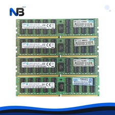 64GB 4x16GB Samsung PC4-2133P DDR4 ECC REG RDIMM 2Rx4 HP 752369-081 752445-001 picture