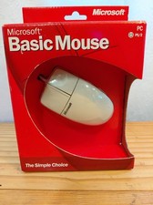 New In Box Microsoft Basic Mouse Unused. picture