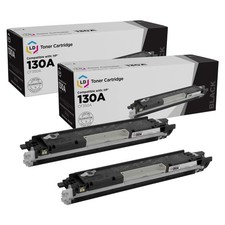 LD Reman Toner Cartridge Replacement for HP 130A CF350A (Black, 2-Pack) picture
