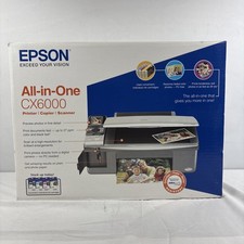 Epson All-In-One CX6000 Printer Copier Scanner Smudge Resistant NEW With Tags picture