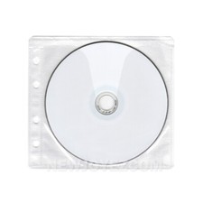 100 CD DVD Double Sided Wallet Refill Plastic Sleeve Insert picture
