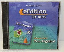 McDOUGAL LITTELL PRE-ALGEBRA GRADE 6-9 eEDITION CD-ROM - BRAND NEW picture
