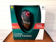 Logitech TrackMan Cordless Optical Mouse 904369-0403 New In Box NOS picture