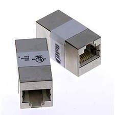10 Pack of CAT6 RJ45 Full Shielded Inline Coupler picture