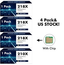 4PK W2180X Toner With Chip fit HP 218X LaserJet Pro 3201dw MFP 3301fdw 3301sdw picture