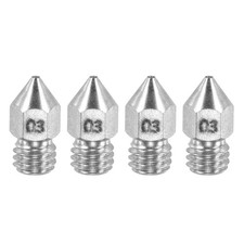 MK8 Nozzles 0.3mm 3D Printer Extruder Nozzle for 1.75mm Filament Pack of 4 picture