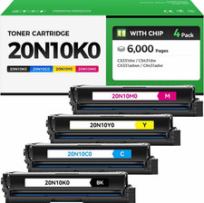 Sccolor 20N10/CS331 Toner 4-Pack BK C M Y Compatible Lexmark CS331 CX331 picture
