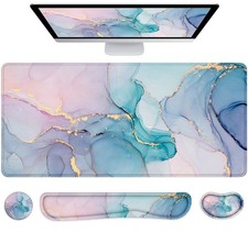 Large Mouse Pad with Wrist Rest, 4-in-1 Wrist Rest for Keyboard and Mouse picture