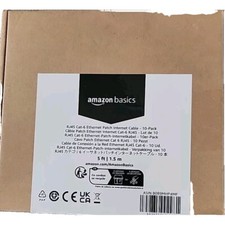 6 - Amazon Basics RJ45 Cat Ethernet Patch Cable/1Gpbs Transfer Speed/Gold-Plated picture