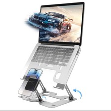 Alloy Steel Laptop Stand, Ergonomic Computer Stand, Desktop Laptop Riser, Com... picture