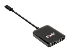 Club 3D MST Hub USB 3.2 Type C > 2x Dp 4K60Hz St/Bu Retail Cable CSV-1555 picture