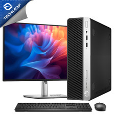 HP Windows 11 Desktop PC i5 8th, up to 32GB RAM, 4TB SSD, 24