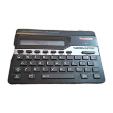 Franklin Wordmaster Deluxe WM1055A Electronic Dictionary Manual Tested Works Vtg picture
