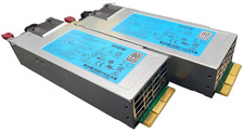 2 x HP 500W Plus Platinum Pow Sup 723595-201 HSTNS-PL40  720478-B21 723594-001 picture