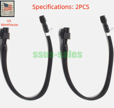2pcs Mac Pro/G5 6-pin to D-sub 6-pin Graphics Card GPU Cable MAC-M6-6 US picture