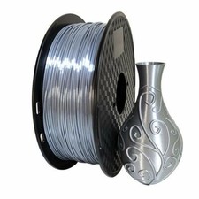 Silver Flexible TPU 3D Printing Filament 1kg/2.2lb 1.75mm Similar to NinjaFlex picture