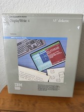 NEW IBM DisplayWrite 4 Series 3.5”Floppy Diskette Computer Software PC DOS 1986 picture