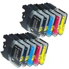 10pk Ink Set Combo For  LC61 LC-61 MFC 250C 255CW 290C 295CN 490CW 495CW picture