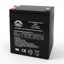 AJC Battery Compatible with APC DIN RAIL PANEL MOUNT UPS SUA500PDR 12V 5Ah UPS picture
