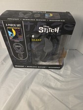 New Open Box - Lilo and Stitch Tech Bundle: Mousepad + Headset + Mouse -  picture
