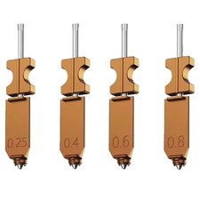 4Pcs 0.25mm+0.4mm+0.6mm+0.8mm Set For Flashforge AD5X Harden Hotend Nozzle HOT picture