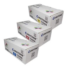 Eurotone 3x Toner Compatible pour Xerox 106r00653 + 106r00655 Multicolore picture