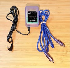 Mad Catz Nintendo GameBoy Color GBC Pocket GBP AC Adapter & GameBoy Link Cable. picture