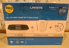 Linksys AC1750 Smart Wi-Fi Router + AC1200 Range Extender Bundle F5Z0636, NEW picture