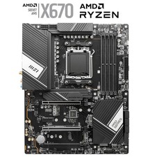 MSI PRO X670-P WIFI DDR5 AM5 ATX AMD Motherboard (Board & I/O Shield Only) picture