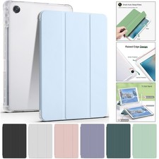 For iPad 5/6/7/8/9/10/11th A16 Mini Air Pro 2026 Smart Case Cover w/ Pen Holder picture