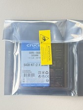 Crucial 64GB Kit (2x32GB) DDR5 5600MHz CL40 Laptop Memory CT2K32G56C46S5 picture