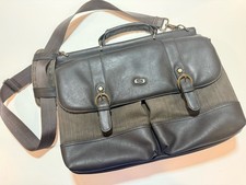 SOLO Executive Leather Laptop Briefcase Messenger Bag Travel Shoulder Strap picture