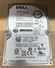 (LOT OF 3) GENUINE DELL 146GB SAS 2.5