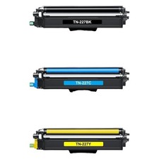 Toner 3-Pack TN-227BK/C/Y High Yield  Compatible for Brother TN227 TN-227 Toner picture