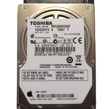 Toshiba MK2555GSXF (HDD2H74 X TW01 T) 010 D3/FH405B Apple#655-1550D 250gb Sata  picture