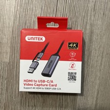 UNITEK V1167A HDMI Video Capture Card 4K30 Input USB-C/USB-A picture