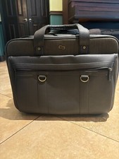 Solo MacDougal Rolling Laptop Bag Espresso Used Excellent Condition picture
